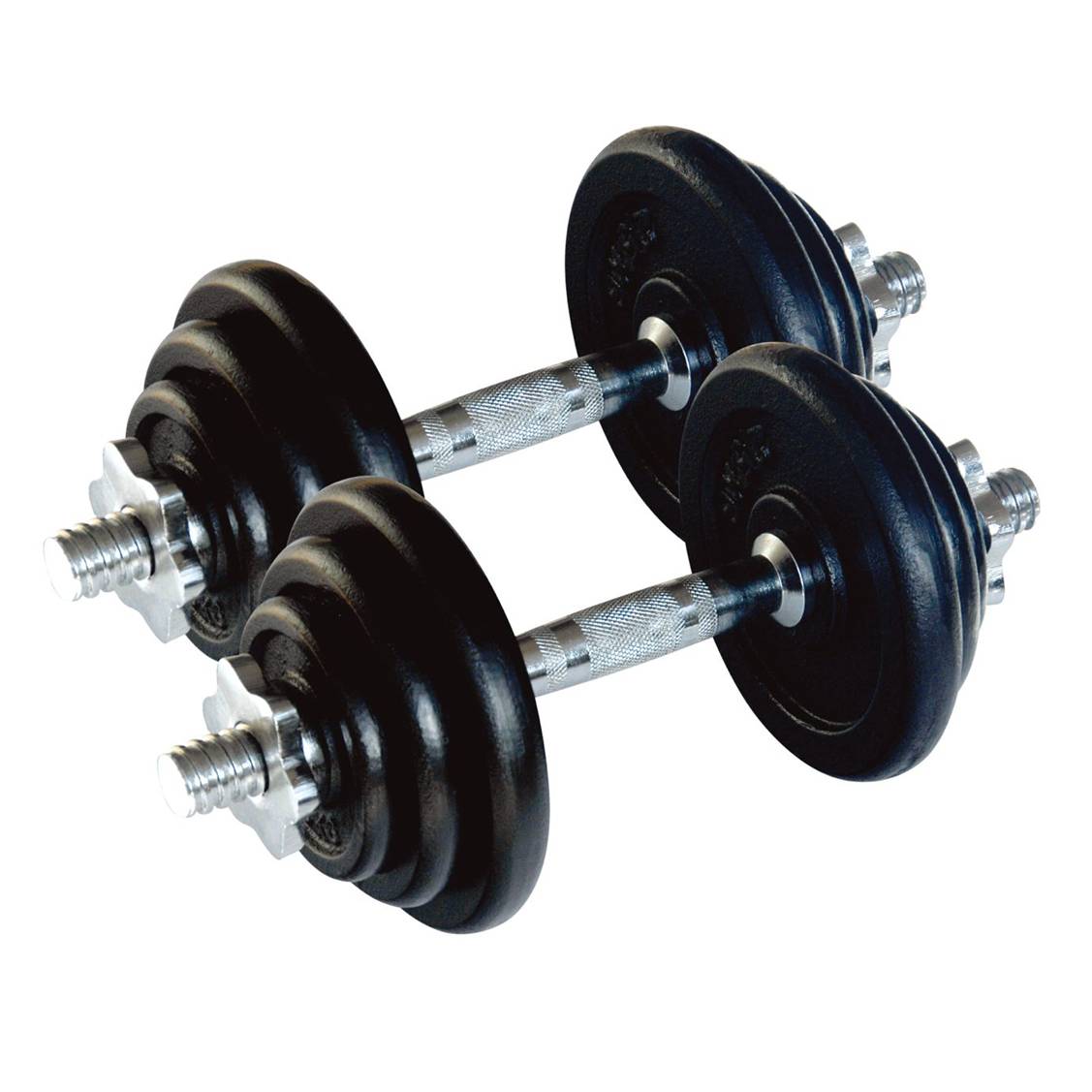 Dumbbell Set Black Dbs1203 20kg Sports And Games