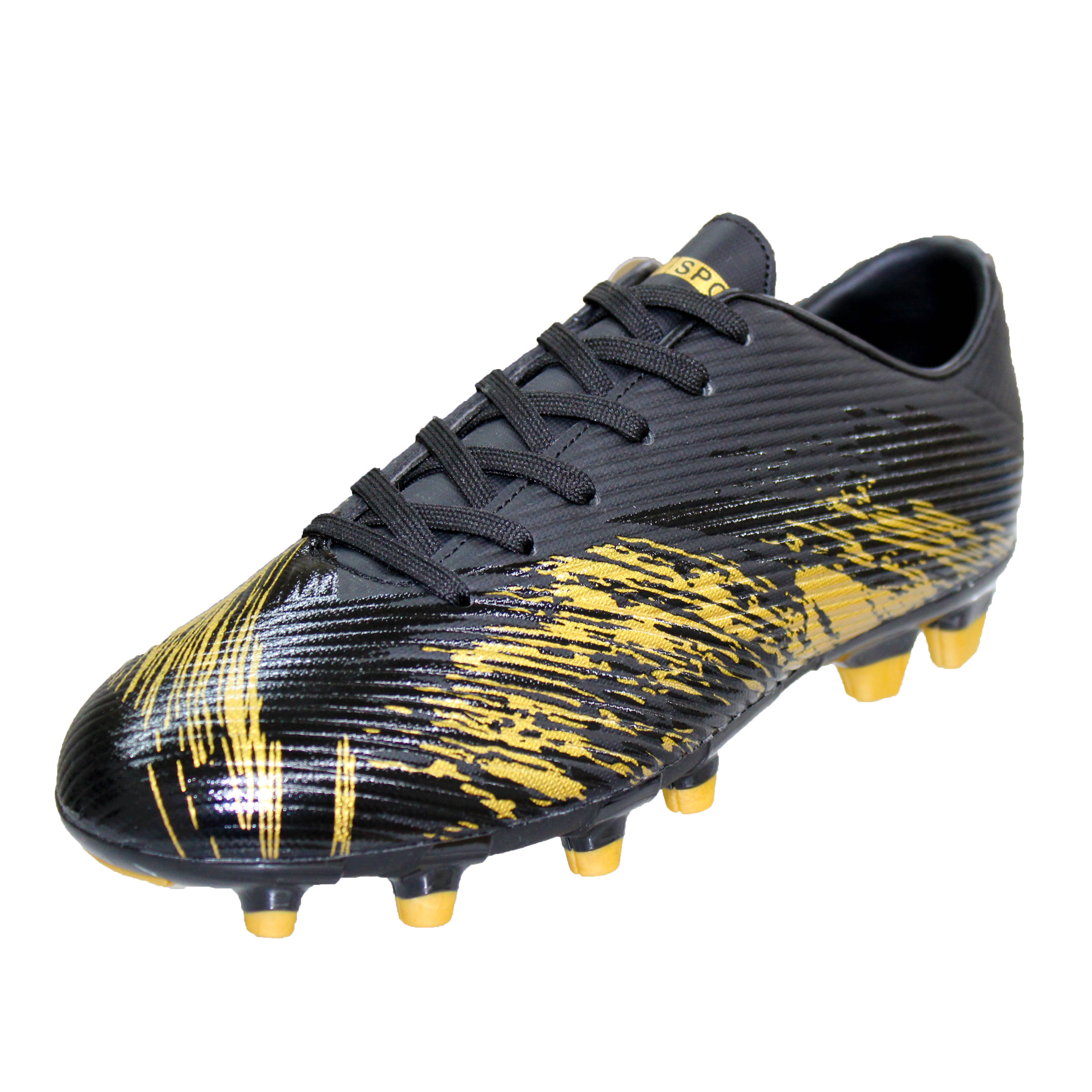gold football boots
