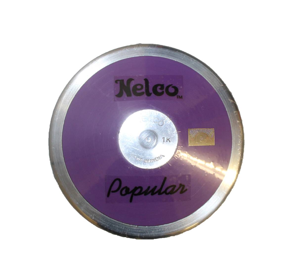 Nelco Challenger Discus - Disque De Lancer 1kg Plaqué Plastique Pour Compétition Et Entraînement - Norme NFHS