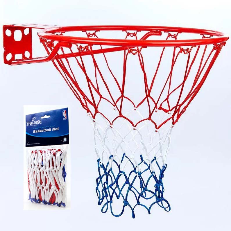 Spalding Standard Basketball Net (8279) Red/White/Blue Sports & Games