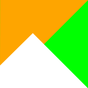Orange/White/Green