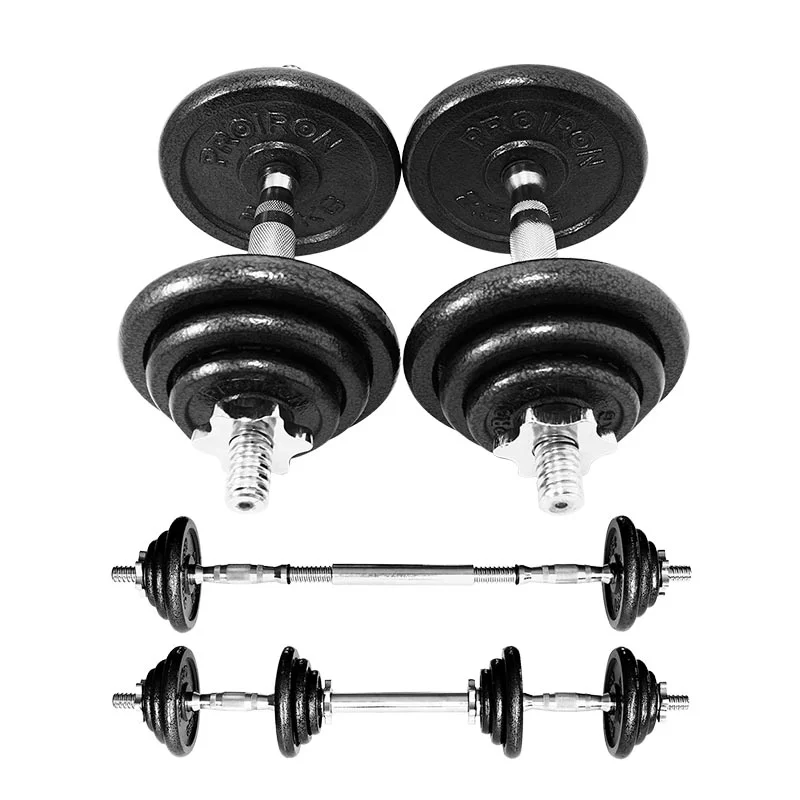【値下げ！】Cast Iron Dumbbell set 50kgセット Pro Iron | Cast Iron Dumbbell Set (PRKCAS50K) 50kg - Sports & Games