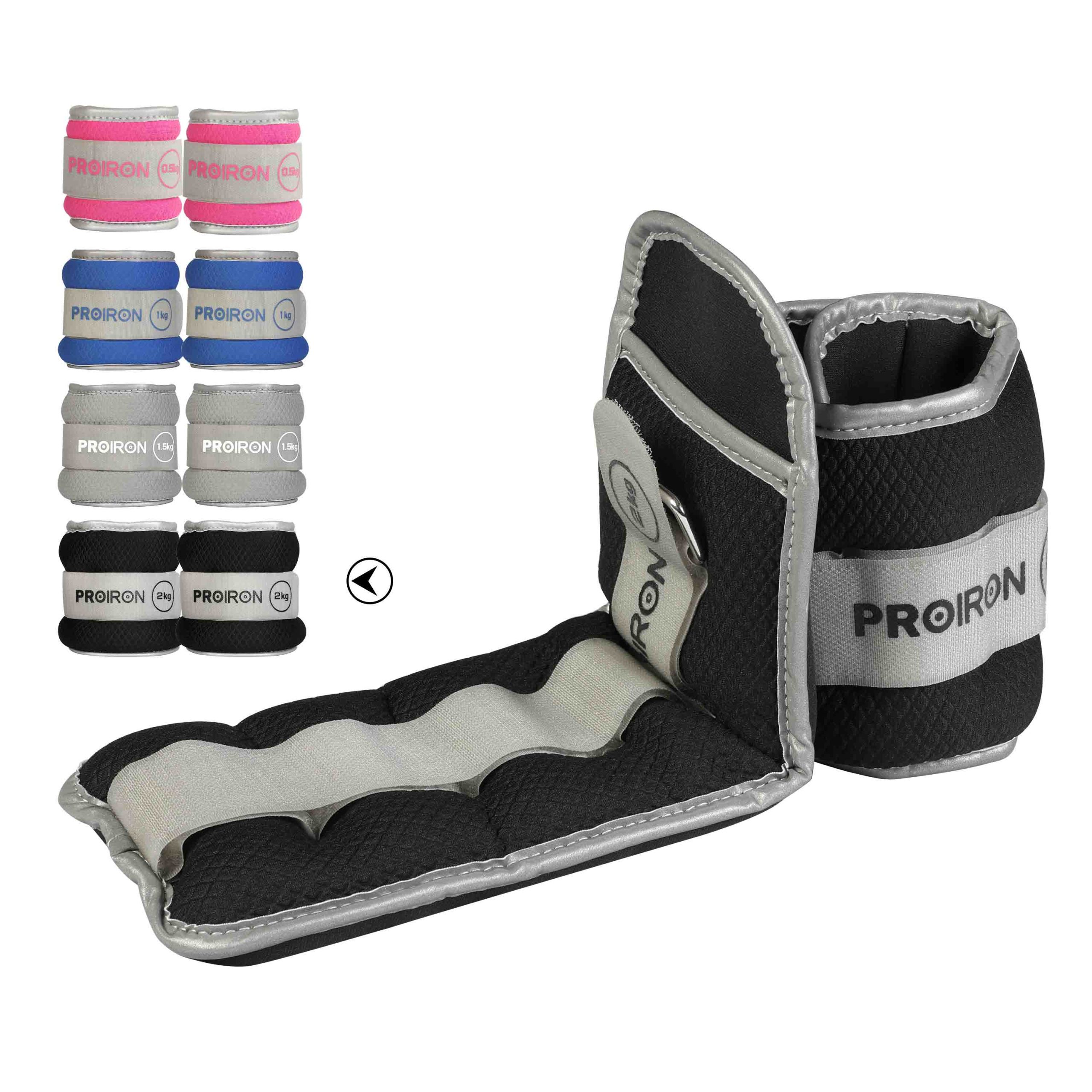 Pro Iron | Wrist/Ankle Weights (PRO-FZSD01) Assorted - Sports & Games